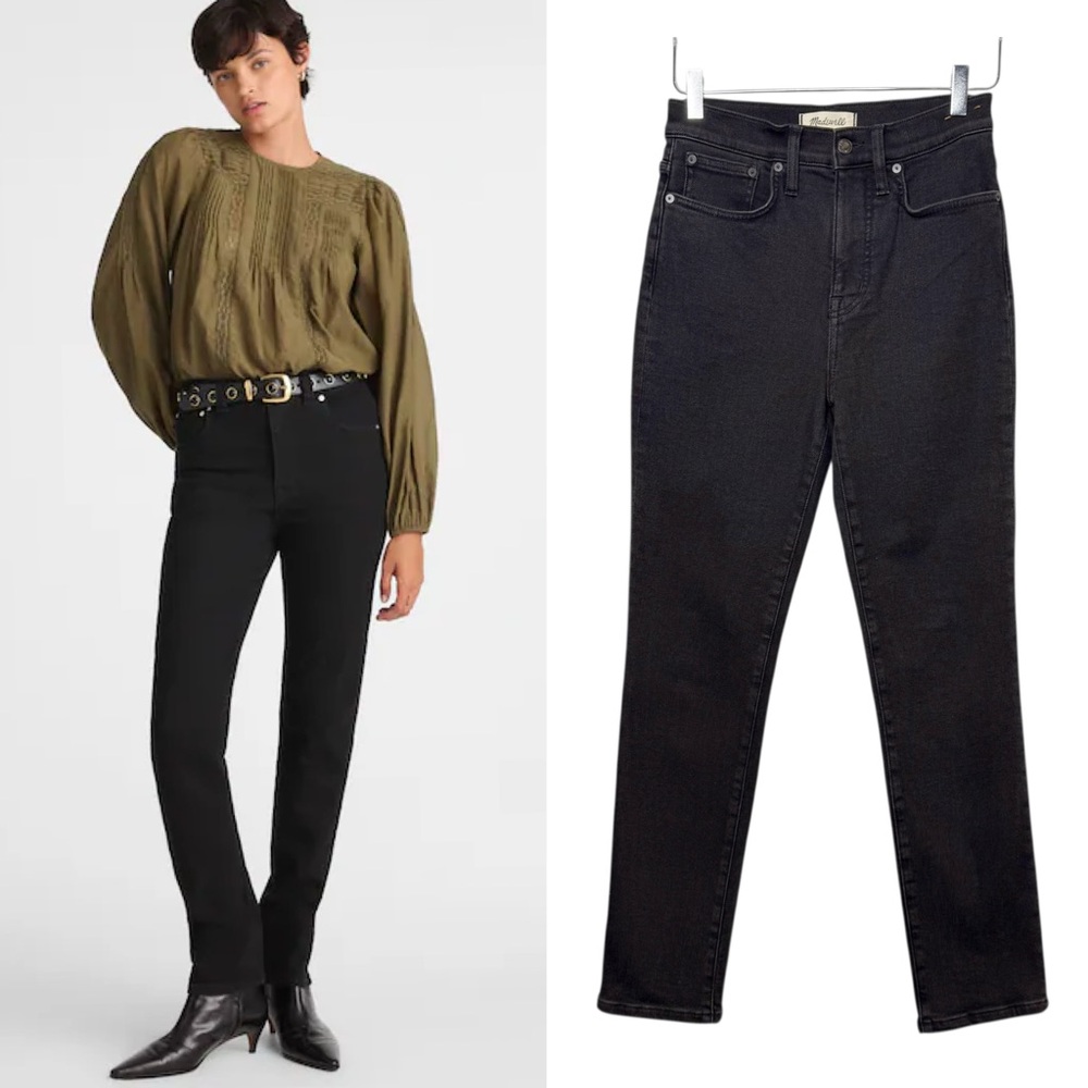Madewell Black The Perfect Vintage High Rise Women’s Jeans Sz 25